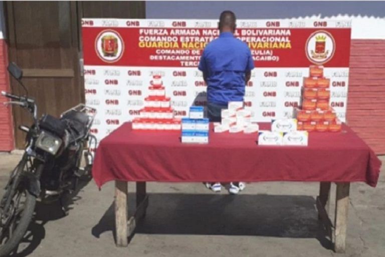 GNB detiene a ciudadano por contrabando de 128 cajas de insumos médicos en Zulia