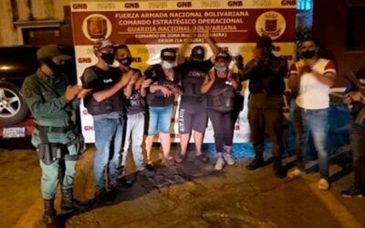 GNB rescató a tres secuestrados en La Guaira