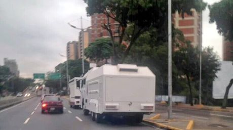 GNB tomó la avenida Libertador en tanquetas