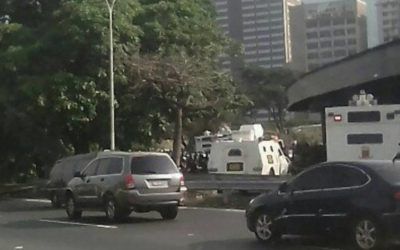 Reportan presencia de efectivos de la GNB en Plaza Venezuela