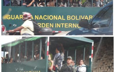 GNB trasladó a caraqueños a sus trabajos