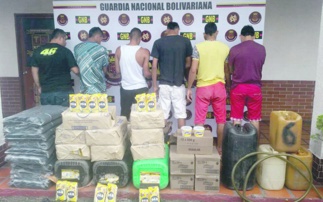 GNB desmanteló depósito clandestino de productos de la cesta básica