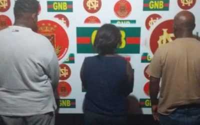 GNB aprehendió a cinco presuntos distribuidores de drogas
