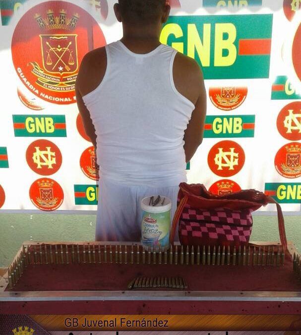 GNB detuvo a hombre en Zulia por tráfico de municiones