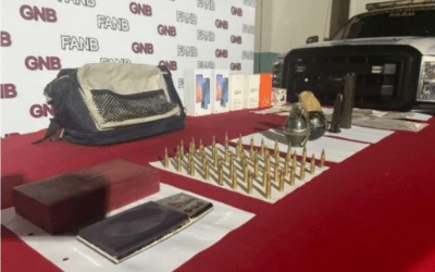Dos detenidos con cocaína y armas de guerra reporta la GNB en Maracaibo