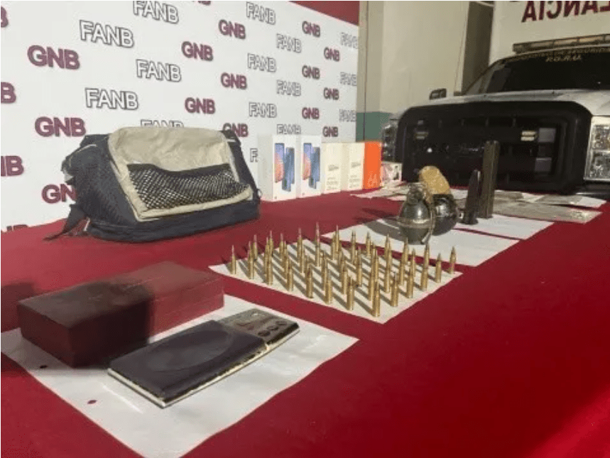 Dos detenidos con cocaína y armas de guerra reporta la GNB en Maracaibo