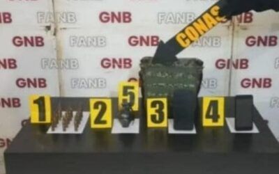 GNB capturó a tres hombres con municiones y una granada