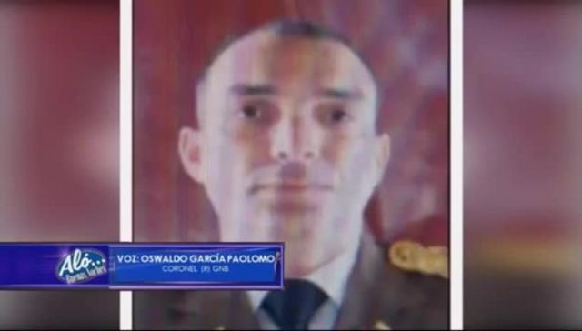 Coronel García Palomo desmiente participación en los sucesos de la Avenida Bolívar