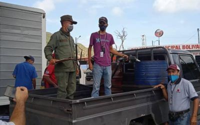 ZODI 51 Anzoátegui suministró combustible a miembros de medios de comunicación