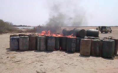 Fanb inutilizó más de 19 mil litros de gasolina hallada en La Guajira