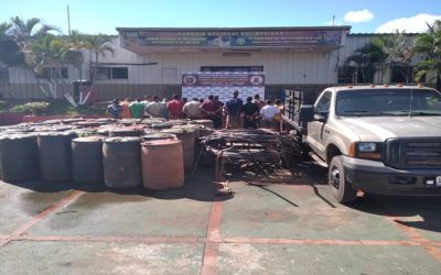 GNB desarticula banda delictiva que robaba combustible en tuberías de la Planta SISOR en el estado Bolívar