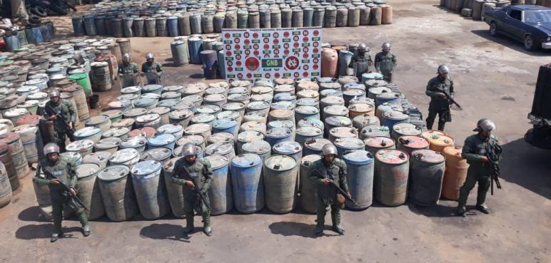 GNB incauta 23.760 litros de gasolina en Mara