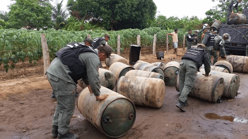 GNB logra incautar mas de 50 mil litros de combustible en el Zulia
