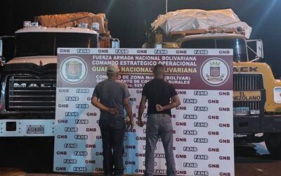 GNB incauta 28 toneladas de material ferroso y aprehenden a tres hombres #1Oct