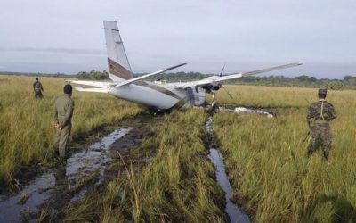 Autoridades de Honduras interceptan narcoavioneta presuntamente procedente de Venezuela