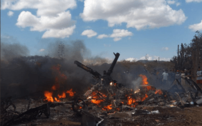 Cae helicóptero de la Fanb en el estado Lara y deja dos tripulantes fallecidos y dos heridos