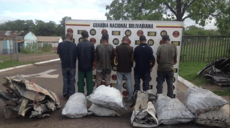 GNB Bolívar captura a seis sujetos en hurto de material estratégico