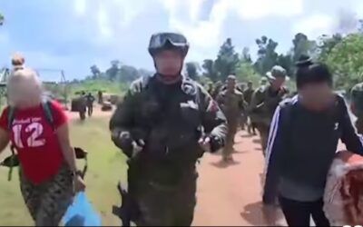 Militares venezolanos rescatan a 9 personas en campamento de narcotraficantes en el Estado Bolívar