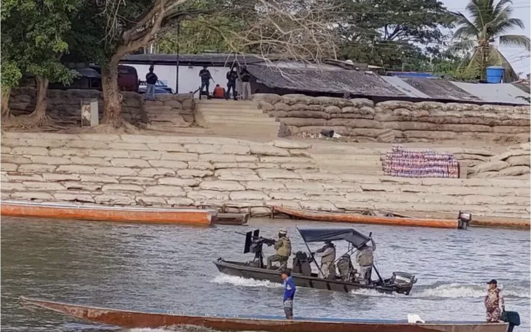 FAES Y DGCIM tomaron el puerto fluvial de El Amparo, municipio Páez del estado Apure, causando zozobra y temor entre la población