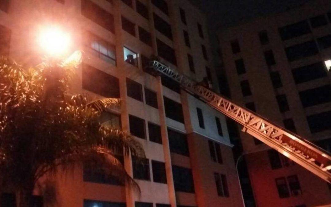 GNB incendió con bombas lacrimógenas un apartamento en Maracay