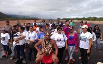 Pemones protestaron en Bolívar por asesinato de dirigentes indígenas
