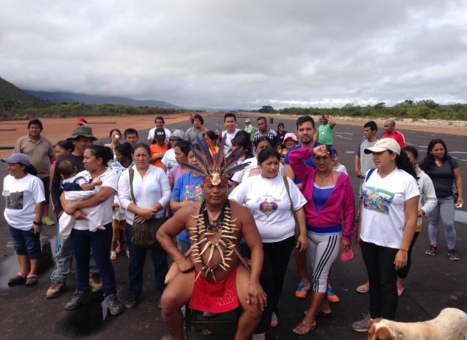 Pemones protestaron en Bolívar por asesinato de dirigentes indígenas