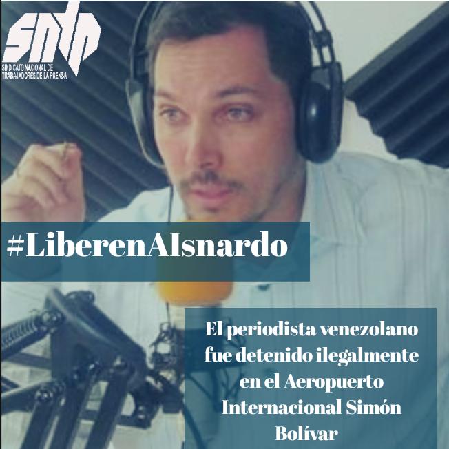 Luego de nueve horas detenido el Dgcim libera al periodista Isnardo Bravo