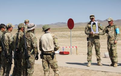 Atletas de la FANB comenzaron practicas en el desierto de Otar, Kazajistán