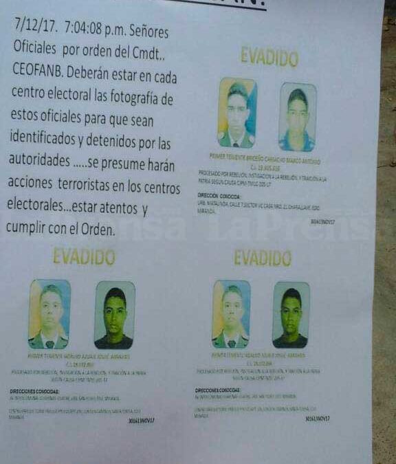 Lara:  Cuatro funcionarios de la GNB fueron solicitados por no presentarse antes del despliegue de Plan República