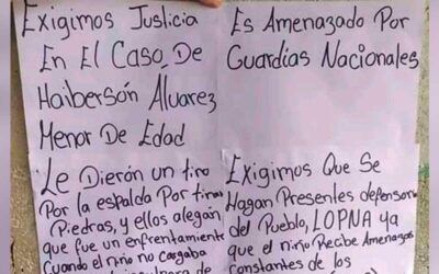Lara: Caso adolescente herido de bala por funcionario de la GNB está en fase de investigación