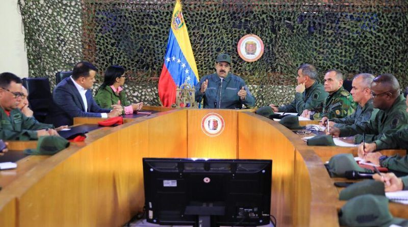 Presidente Maduro sostuvo reunión con el Estado Mayor Superior de la FANB