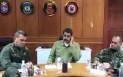 Maduro junto al Alto Mando Militar evaluó ataque al Fuerte Paramacay