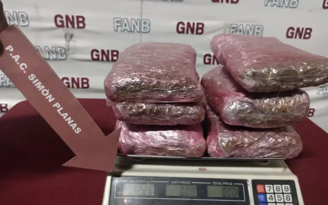 La GNB detuvo a funcionario del CICPC por tráfico de drogas en Lara