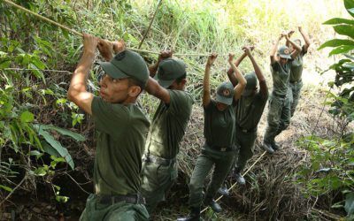 Estudiantes recibieron adiestramiento militar en Naguanagua