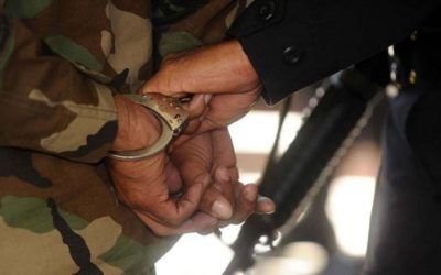 Presos 4 militares acusados de traición a la patria