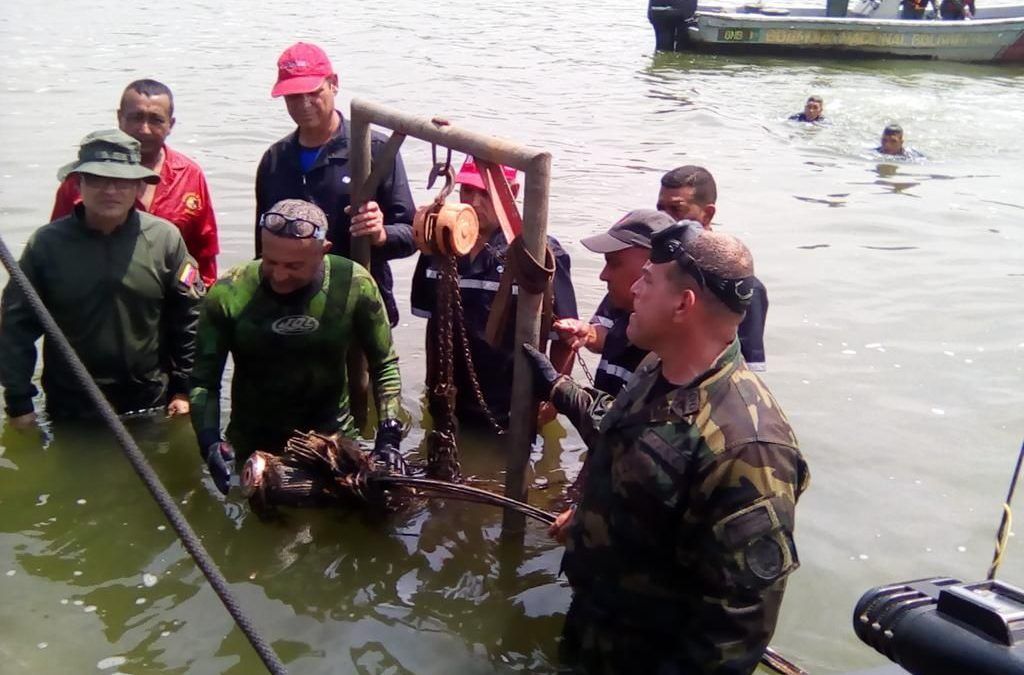 Motta Domínguez: Extrajeron 83 metros de cable sublacustre en Maracaibo