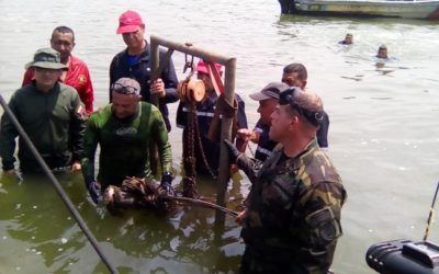 Motta Domínguez: Extrajeron 83 metros de cable sublacustre en Maracaibo