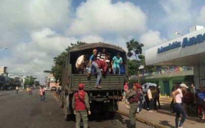 GNB traslada de forma gratuita a más de 700 personas