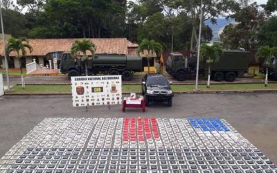 GNB incautó más de 300 kilos de droga en operativos en cuatro estados