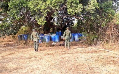 FANB desmanteló en Machiques depósito clandestino de gasolina utilizado para narcoavionetas