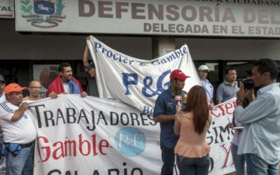 Trabajadores de P&G, cuya sede es vigilada permanentemente por miembros de la FANB,  piden intervención de Defensoría del Pueblo