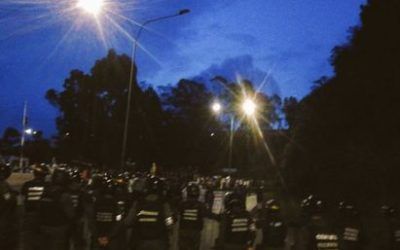 GNB dispersó protesta en la carretera Panamericana