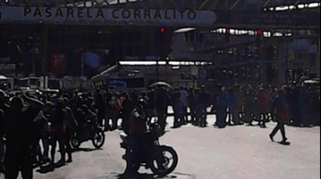 GNB dispersa protesta en la Panamericana