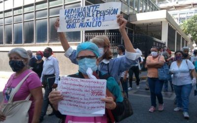 Pensionados y jubilados desafiaron a la COVID-19 y a colectivos armados