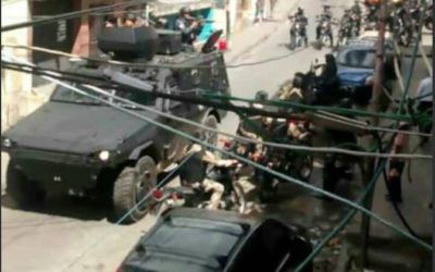 Tarde de terror sembraron los efectivos del FAES en el barrio José Félix Ribas de Petare