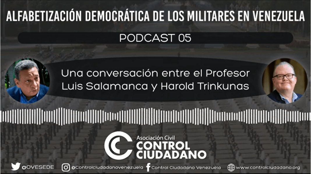 Harold Trinkunas: En Venezuela hay un sistema de control que disuade a los militares con vocación democrática de disentir
