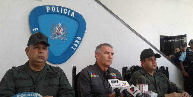 Gobierno nacional interviene Policía de Lara