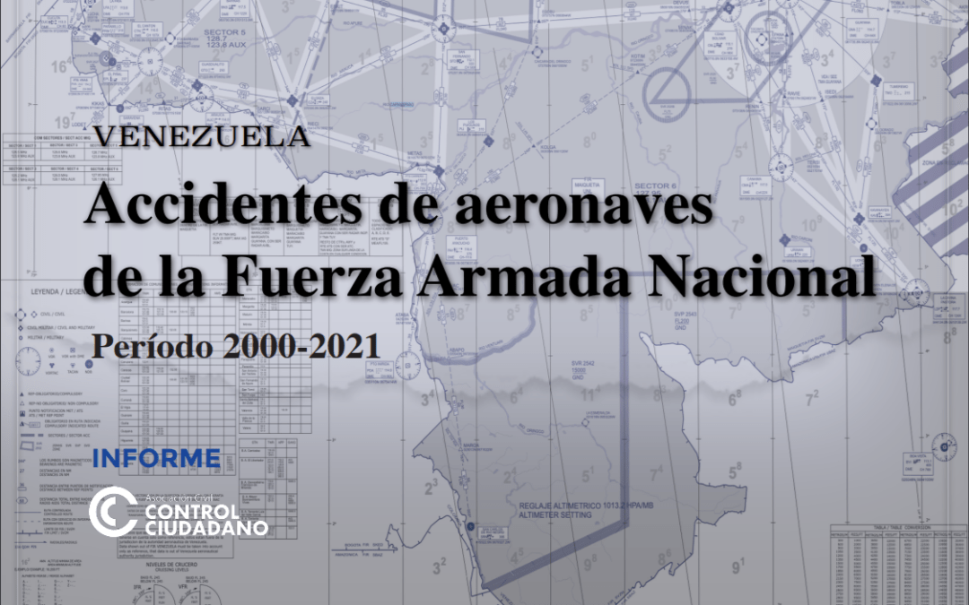 En 2021 aumentaron accidentes de aeronaves militares en Venezuela  Control Ciudadano publica informe con registro de accidentes de aeronaves de la FANB en dos décadas
