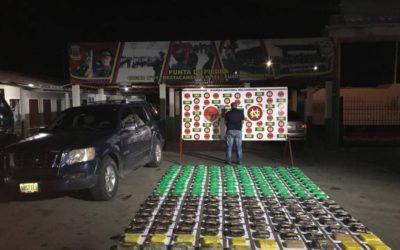 GNB Zulia incautó 185 panelas de marihuana en el Puente Sobre el Lago