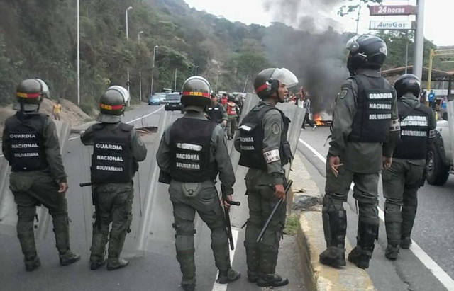 Protesta en la ARC que congestionó el tránsito entre Caracas y Valencia fue controlada por la GNB
